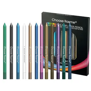 12‑Color Shimmer Eyeliner Pencil Kit, Smooth Easy‑to‑Apply Formula, Waterproof Smudge‑Proof, Multi‑Use for Eye & Lip Makeup, Ideal for Daily & Stage Creative Looks