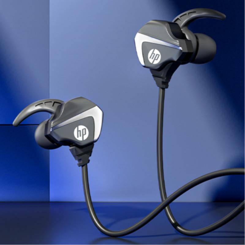HP DHH-3113 Wired in-ear Headphone, Portable Wired Earbuds with Microphone, Earbuds for Gaming, Live Streaming, Sports & Gym, Audio, Fitness Earbuds, Wired Headphones