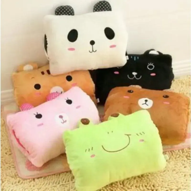 Winter Cartoon Plush Suho Arm Pillow - Weak Hero Class 1 Non-Electric Hand Warmer, Nap Cushion Gift for Kids (Travel Use)