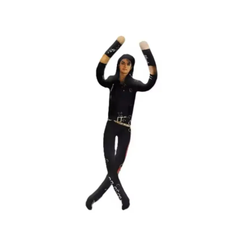 Michael Jackson Cosplay Doll, 1/6 Scale Plush Toy with Jointed Limbs, Articulated Doll, Room Decor, Music Lover Gift, Soft Stuffed Animal
