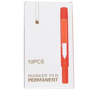 Oil-Based Marker Pen, Waterproof Quick-Dry, Durable Thick Tip, Logistics Marking, Whiteboard Specialized, Long-Lasting Ink