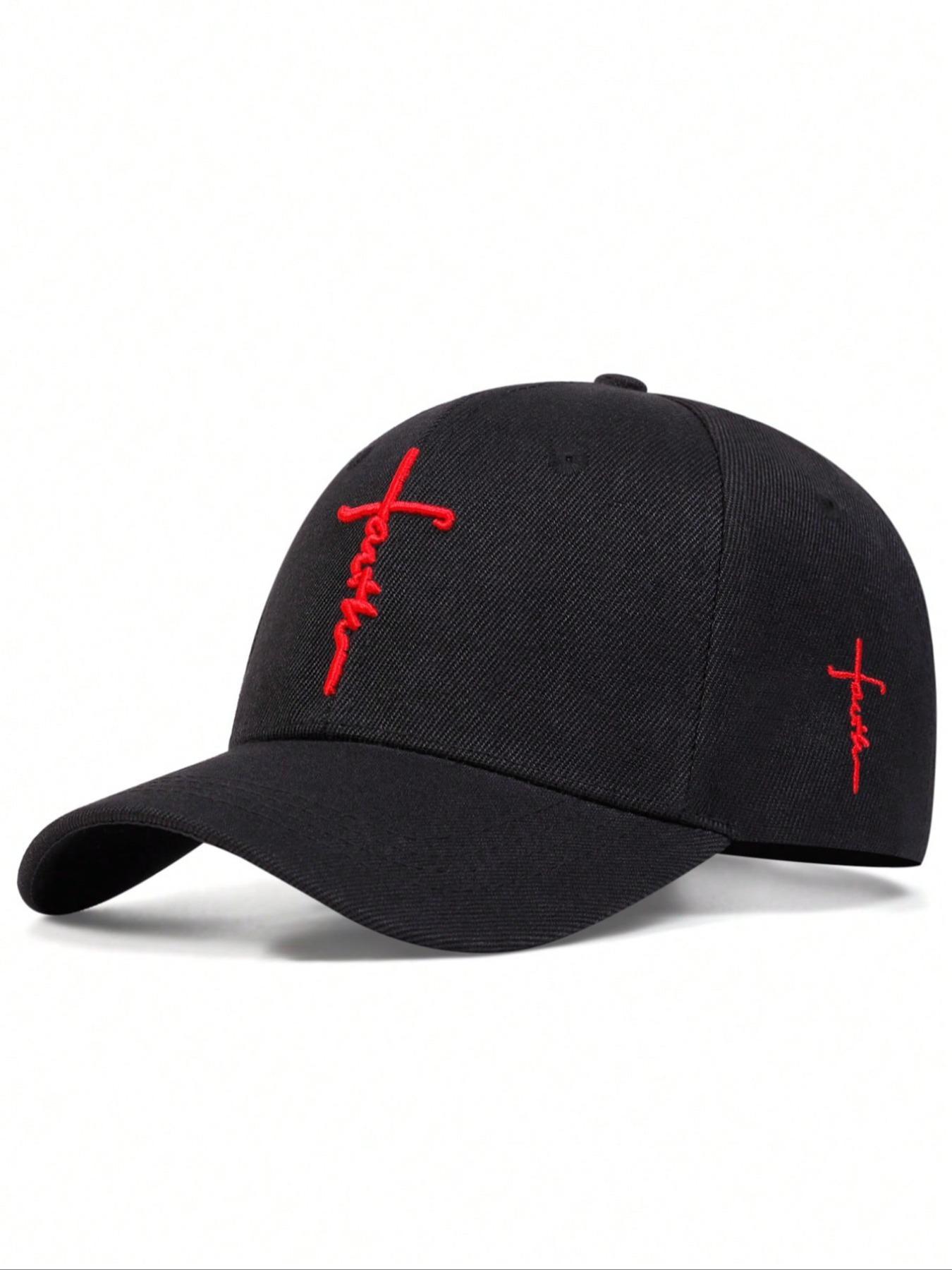 Easter Street Trend Letter Embroidered Baseball Cap, Casual Summer Outdoor Hat for Travel and Seaside Party, Daily Use Sports Adjustable Cap for Men and Women