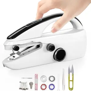 Sewing Machine,Two dear,Mini sewing machine,Easy to Use and Fast Suitable for Clothes, DIY Home Travel Electric Sewing Machine.