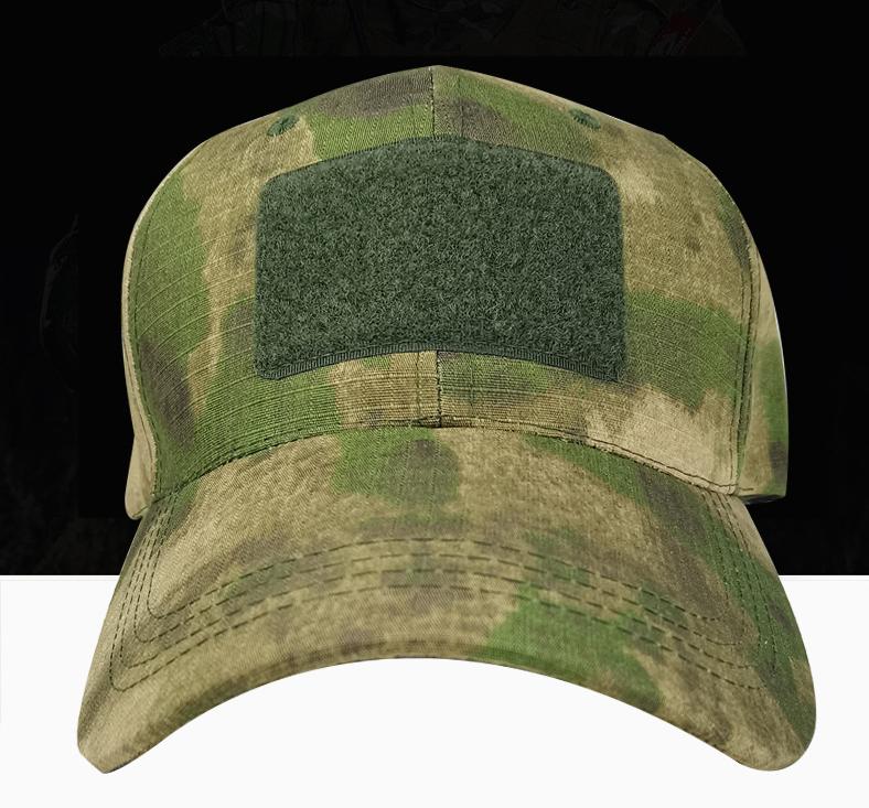 Oversized Tactical Camo Baseball Cap for Big Heads, Breathable Adjustable Dad Hat with Velcro Patch for Outdoor, Fishing, Hiking