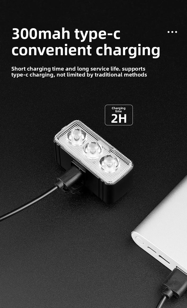 Bicycle headlights multi-functional bright long battery life waterproof night riding lights mountain bike road bike tail lights riding equipment