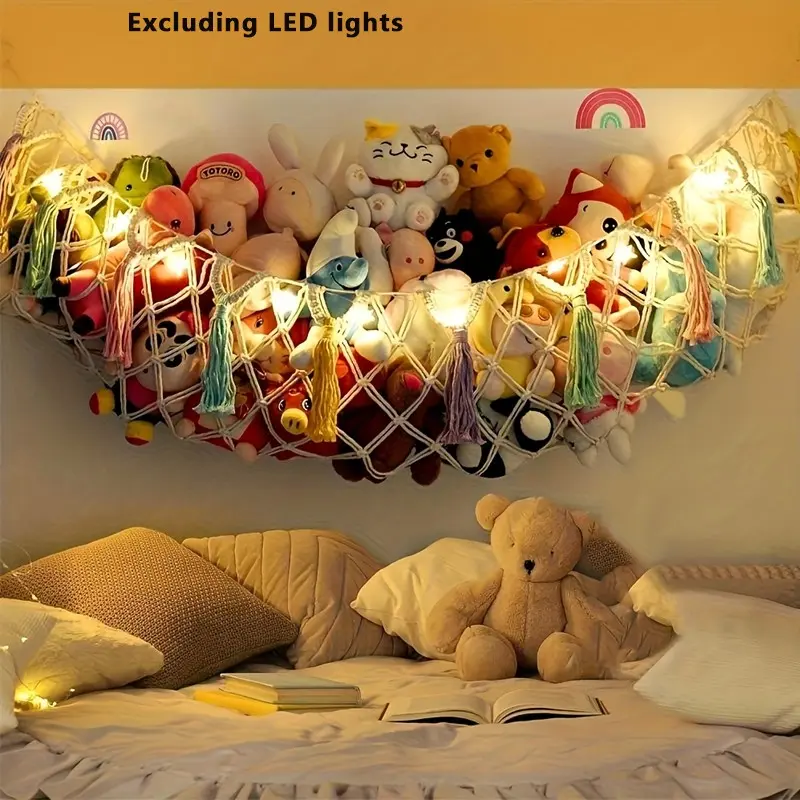 Perfect Plush Animal Storage Space, Suitable for Teenage Girls' Toys, Fits Various Sizes, Provides Comfortable Spacious Home