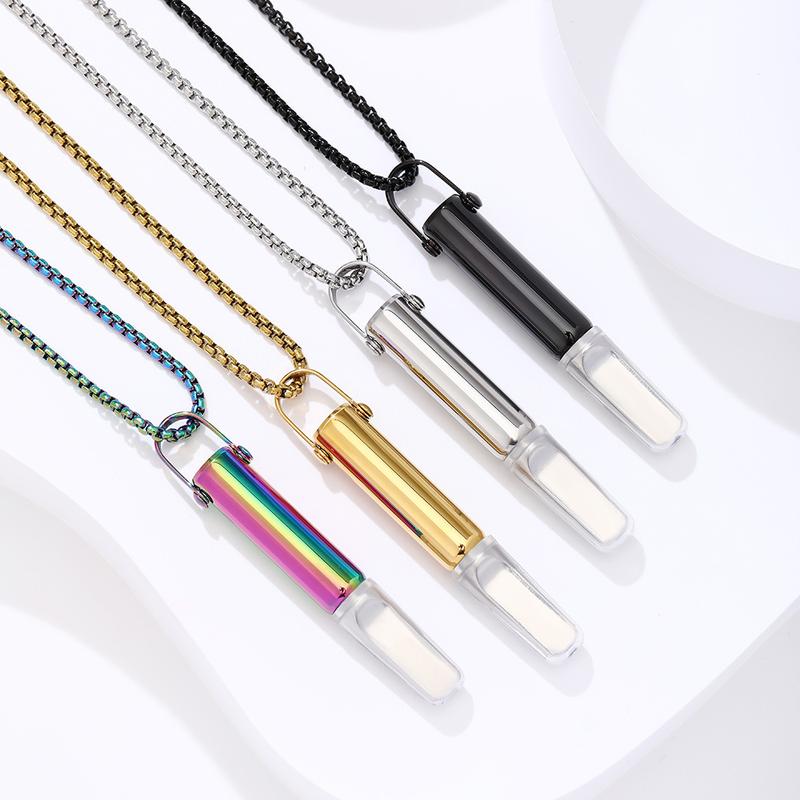 QS2230 Breathing Resistance Necklace Built-in Cotton Core Meditation Jewelry