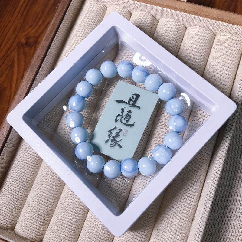 New Chinese-style ceramic bracelet for women: A unique, versatile and high-end ceramic bracelet accessory for summer