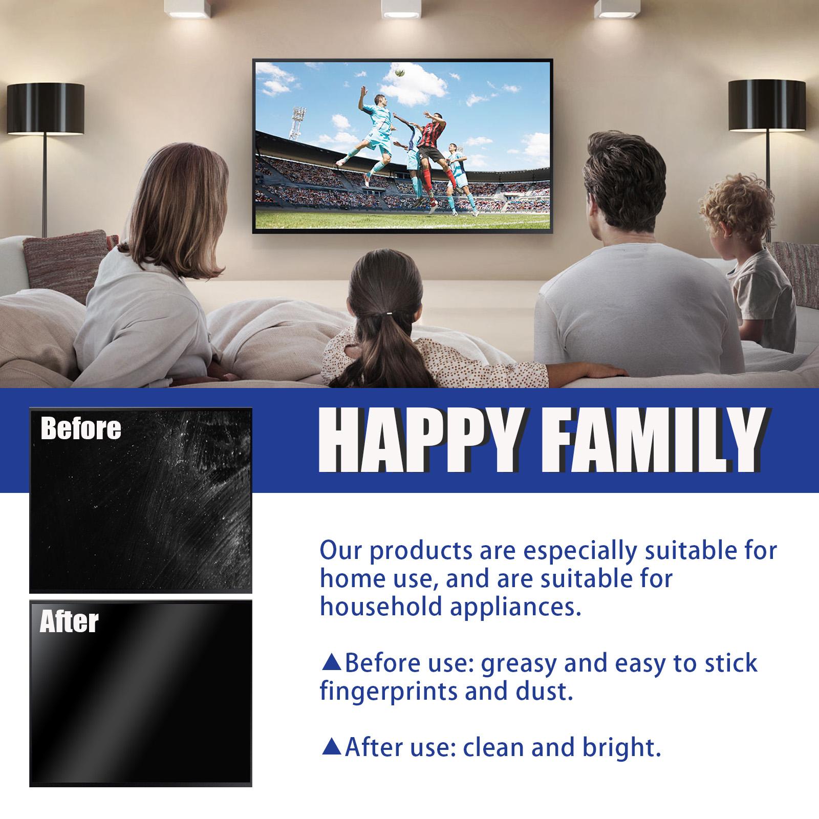 Screen Shield Coating Agent Cleaner Anti Glare Anti Oil Protective Film for Mobile Phone Tablet All Glass Screens