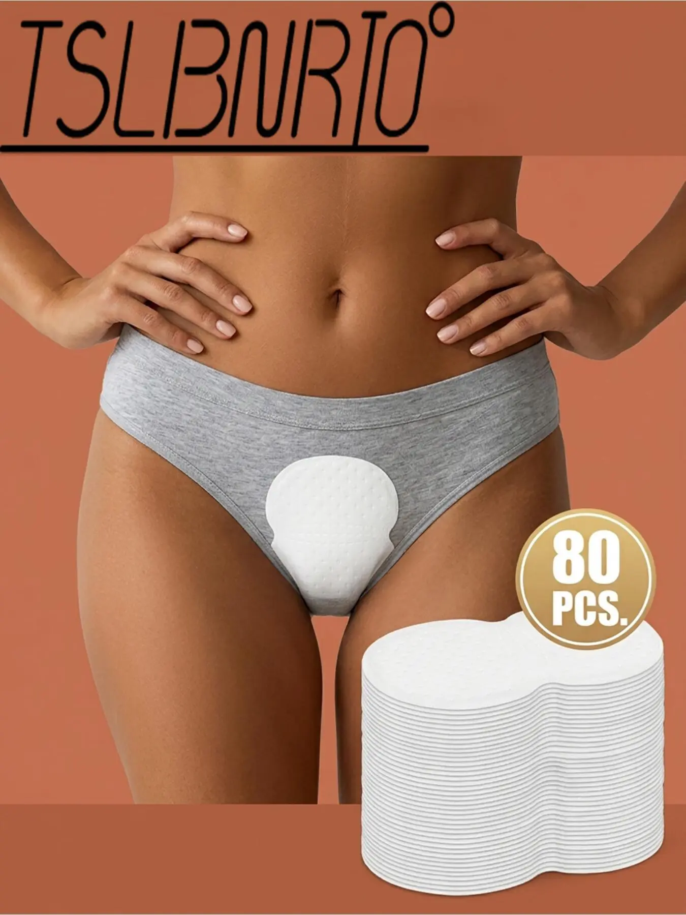 80pcs Women's Underwear one-time disposable hip moisture-absorbing and sweat-wicking pad, private hygiene pad, anti-barebacking, anti-embarrassment, underarm moisture-absorbing pad, multi-functional body pad
