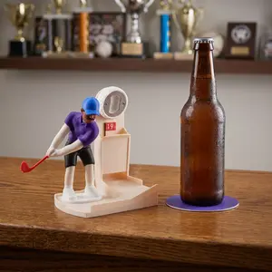 Golf Bottle Cap Poppper Set, Fun Golf Ball Opener, Trendy Beer Opener Gift, High-Value Men's Decor, Essential Golf Gift for Men