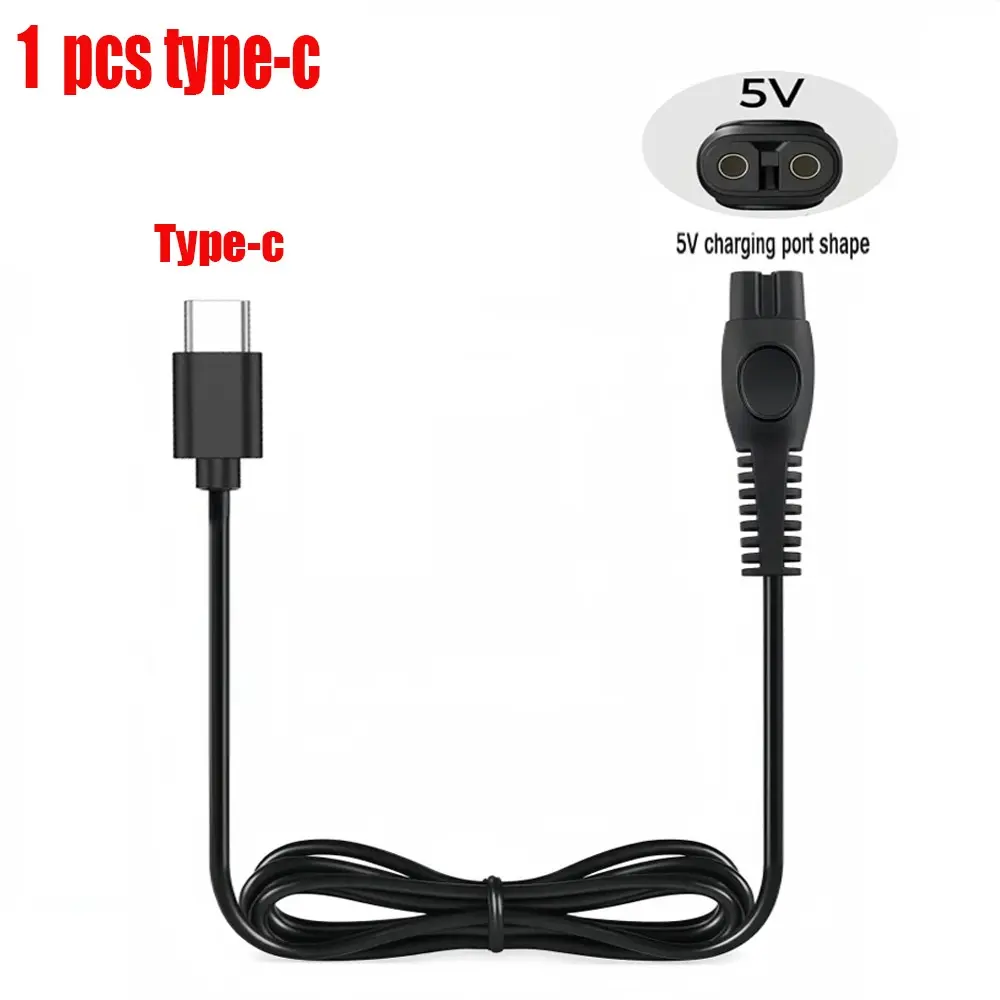 5v Charging Cable Replacement for Philips Oneblade Shaver, Type-C Electric Razor Charger, Compatible with Multiple Models, Compatibility