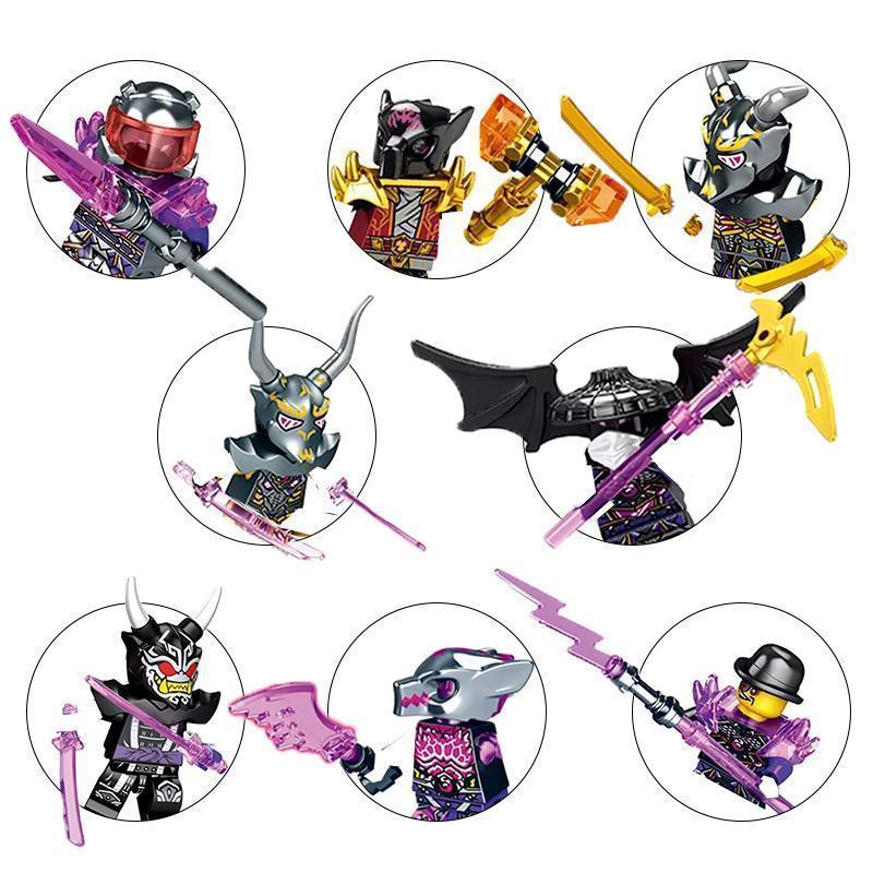 Anime Cartoon Model Bricks Lloyd Kai Jay Zane Cole Nya Mini Compatible Assemble Action Figures Movable Toys Building Blocks popular