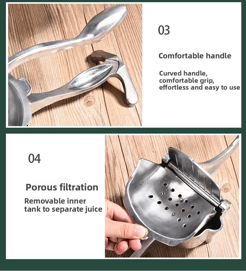 Premium multifunctional manual juicer for sugar cane, pomegranate, and orange; home-use fruit press and lemon juicer