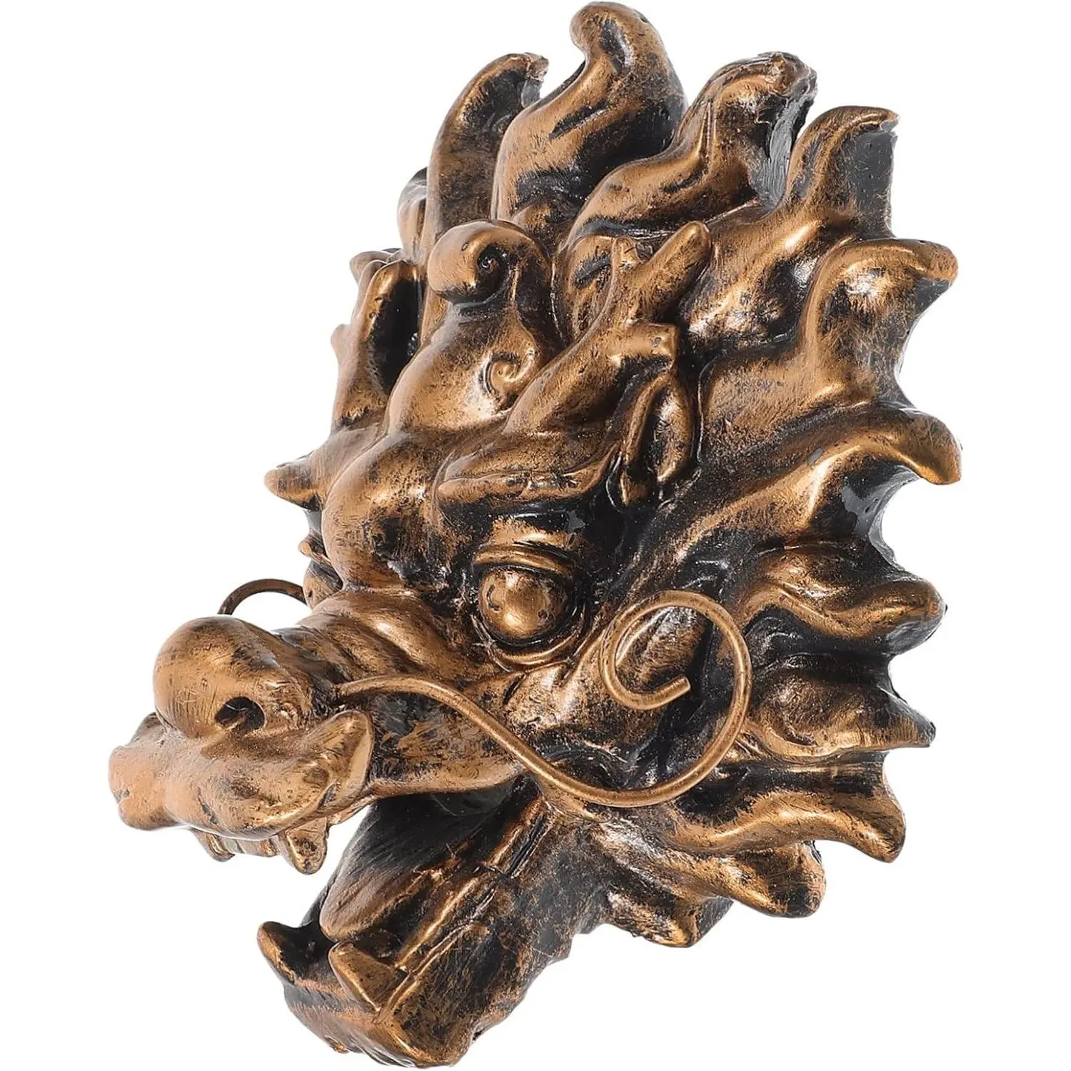 Dragon Wall Mounted Fountain Spitter, Large Fountain Head Garden Water Outlet for Outdoor Garden Villa