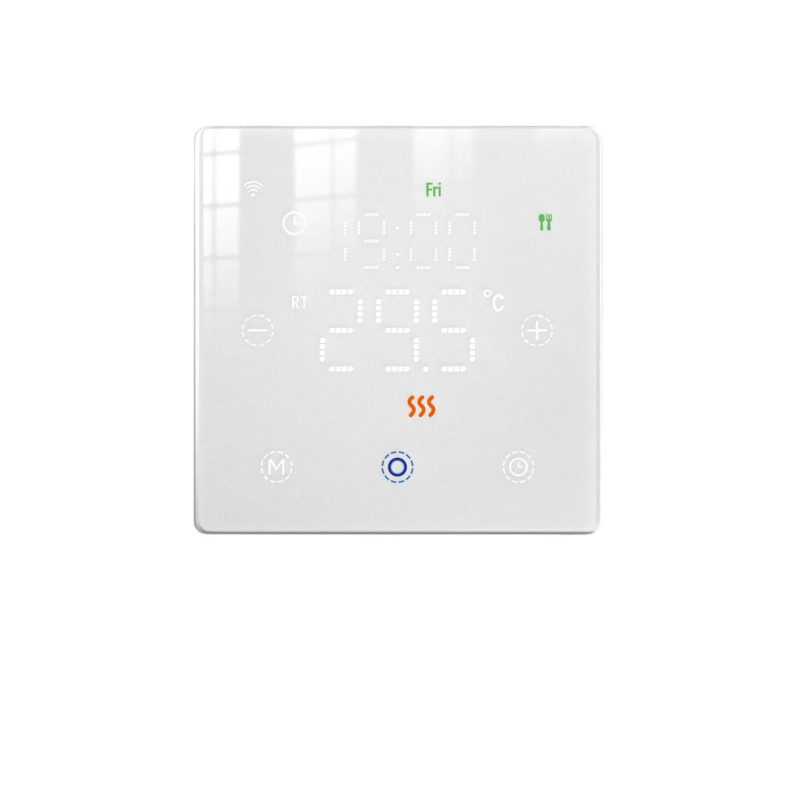 Tuya Smart Home WiFi Smart Thermostat App Remote Control Battery-Powered Underfloor Heating Smart Switch
