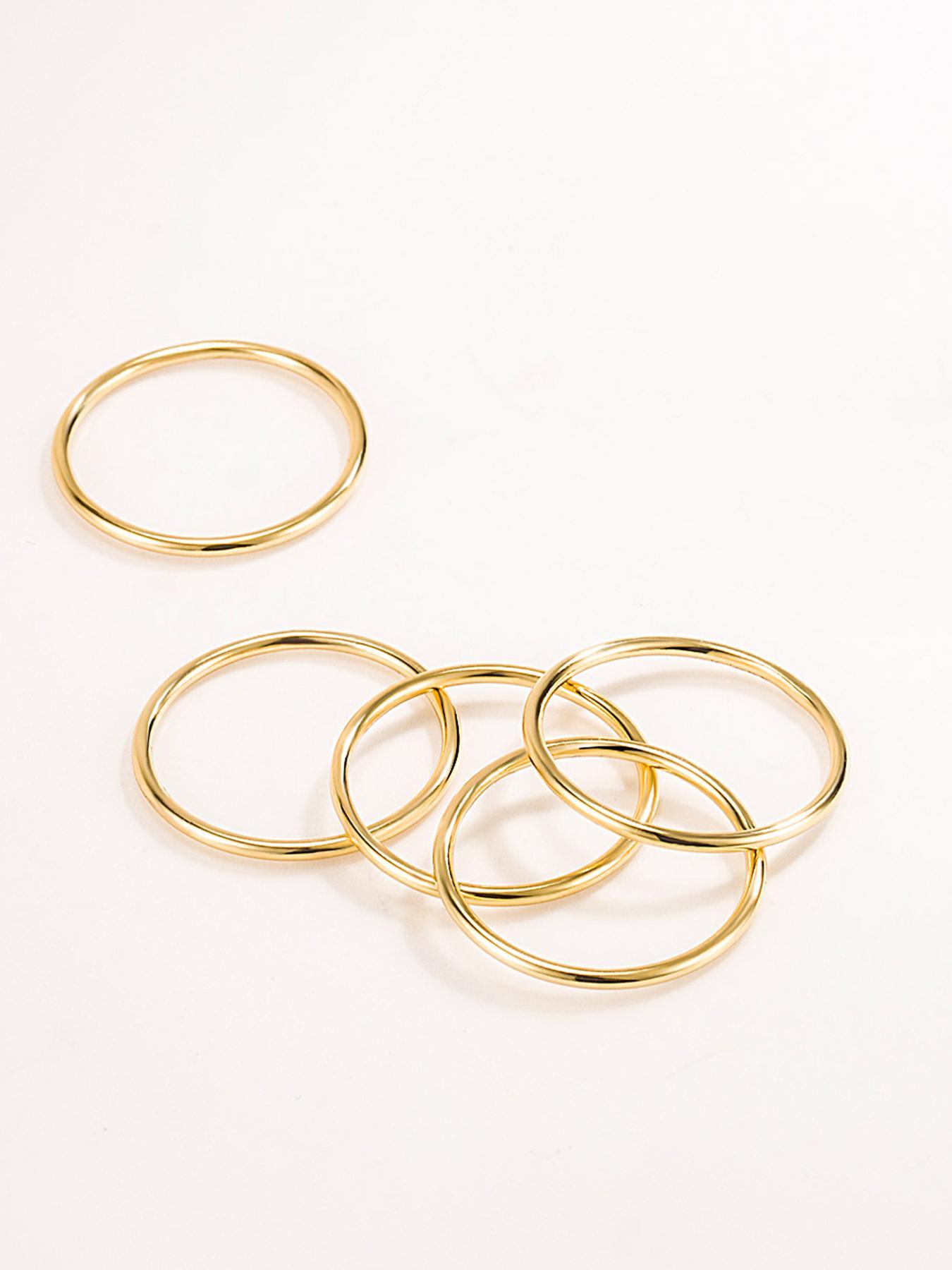 S925 Sterling Silver Simple Plain Ring, Fashion Accessories for Women & Girls, Trendy All-match & Exquisite Jewelry for Birthday Gift, Dainty Ring, Band Rings, Elegant Ring