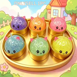 Unicorn Baozi Stress Relief Toy, Soft Non-Sticky Compression Plaything, Perfect Gift for Christmas, Helps Relieve Pressure and Relax Mood