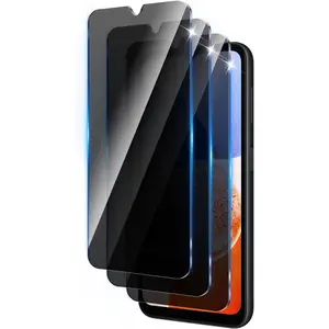 3 Pack Privacy Screen Protector Designed for Samsung Galaxy A14,Full Coverage Anti-Spy Tempered Glass Film,9H Hardness,Anti-Fingerprint,Bubble Free,Easy to Install