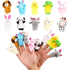 10Pcs Finger Puppets Set - Soft Plush Animals Finger Puppet Toys for Kids, Mini Plush Figures Toy Assortment for Boys & Girls, Party Favors for Shows, Playtime, Schoolsfidget toys