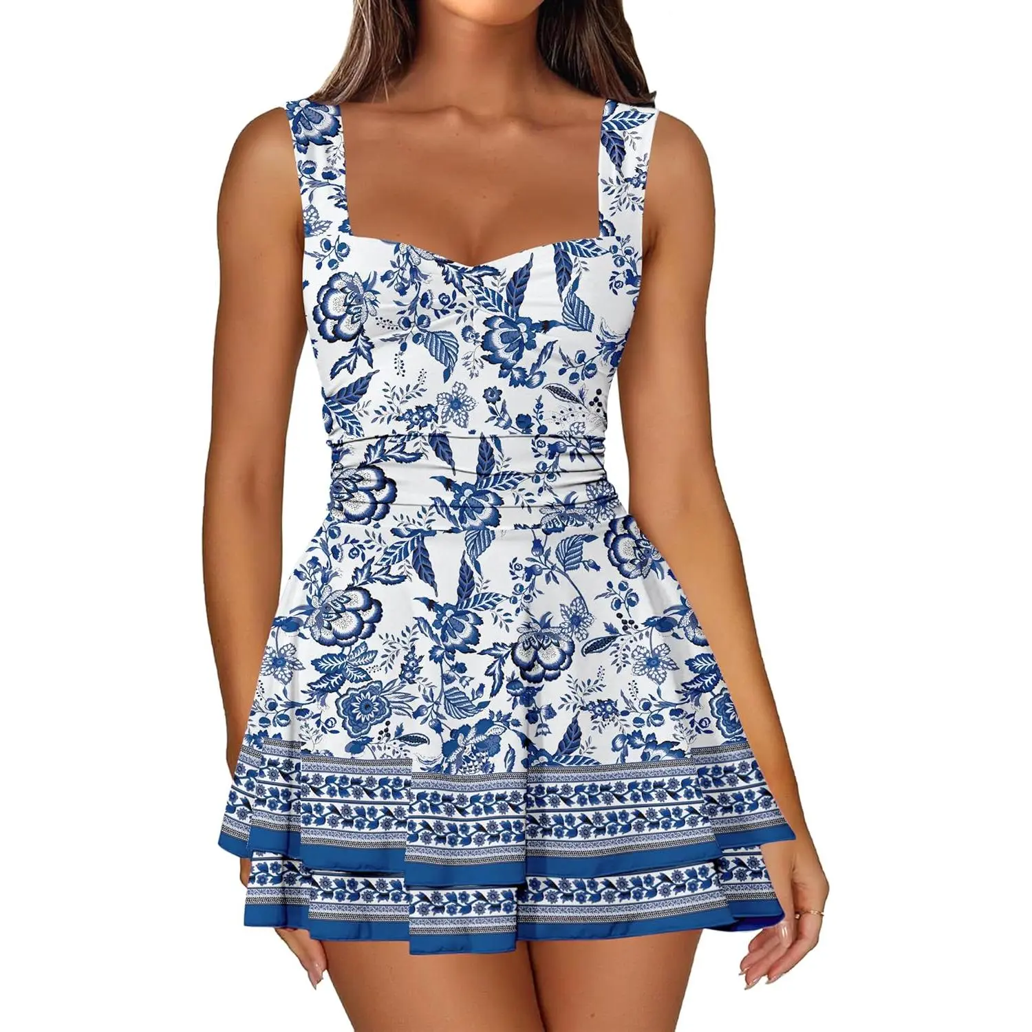 Blue Boho Print