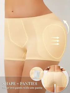 Women's Body Shaping Butt Lifter Panties, Side Hip Enhancement, Seamless Comfortable Fabric, Anti-See Through, All Season Underwear,dolphin shorts