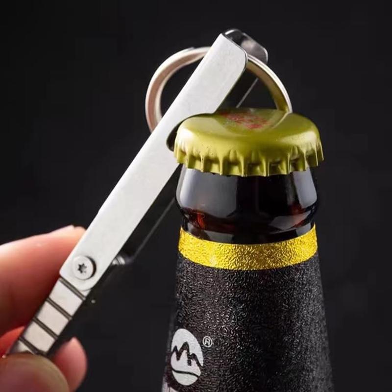 Stainless Steel Multifunctional Tool, Multitool with SIM Card Removal Tool, EDC Pocket Tool Set, Keychain Tool, Multitool for Home & Outdoor