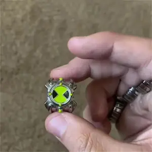 Anime Ben 10 Omnitrix Cosplay Ring Unisex Punk Goth Trendy Personality Finger Rings Jewelry Accessories ﻿