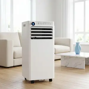 OP-Garvee 8000 BTU 5-in-1 Portable AC Unit, Quiet Operation, Dehumidifier & Fan - Remote Control, Portable Air Conditioner, Cool Fan & Dry Remote Control Up to 350 Sq ft LED Display
