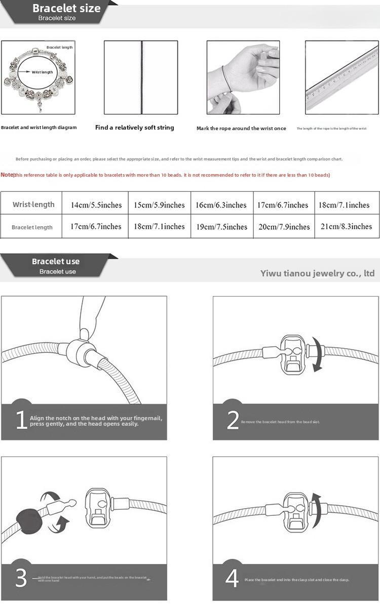 Beaded Crystal Bracelet with Crown, Heart & Snowflake Charms, Elegant Fashion Jewelry for Women, Perfect for Daily Wear, Parties & Gifting