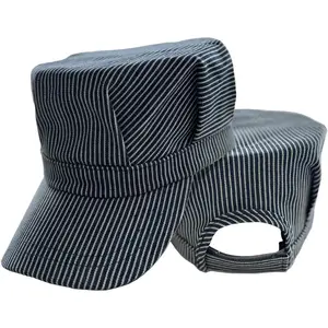 Train Conductor Hat Railroad Engineer Hat Suitable for Matching Denim Overalls for Men and Women