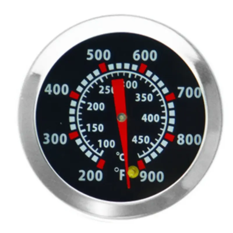 High-Temperature Stainless Steel Kitchen Oven Thermometer, 200-900℉/100-450℃, Mechanical Design, Clear Scale, Ideal for Grilling and Smoking
