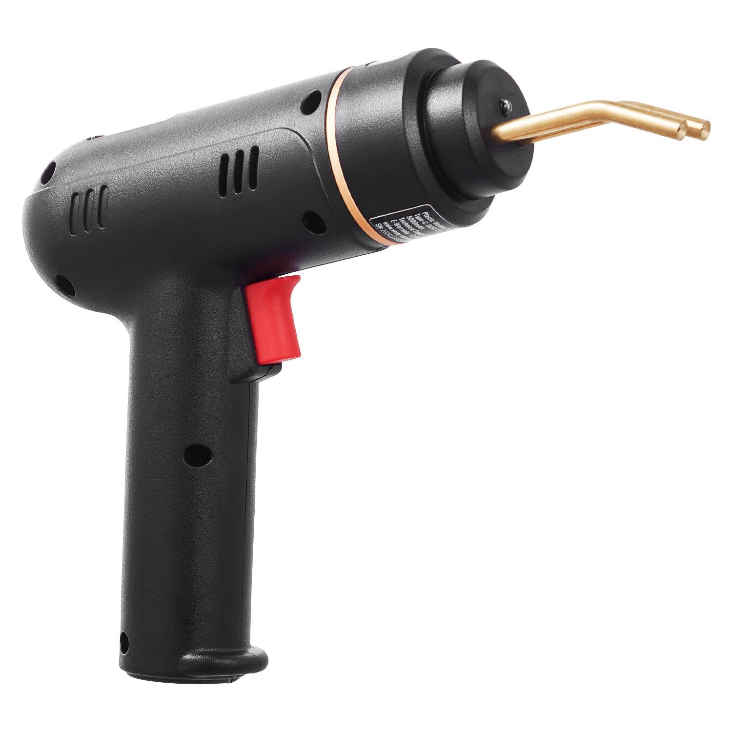 VEVOR Cordless Plastic Welder, 120W Plastic Welding Gun with 400PCS 4 Types Hot Staples, Rechargeable Hot Staple Welding Gun, Plastic Car Bumper Repair Kit for Kayak, Toys, Plastic Crack Repair