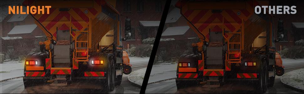 Nilight 2PCS Trailer Tail Light Kit 40 LED Running Brake Turn Signals Reverse Light Waterproof Tail Lights for 10-30V Truck Trailer RV UTV Camper Van Boat Vehicle  dealsforyoudays