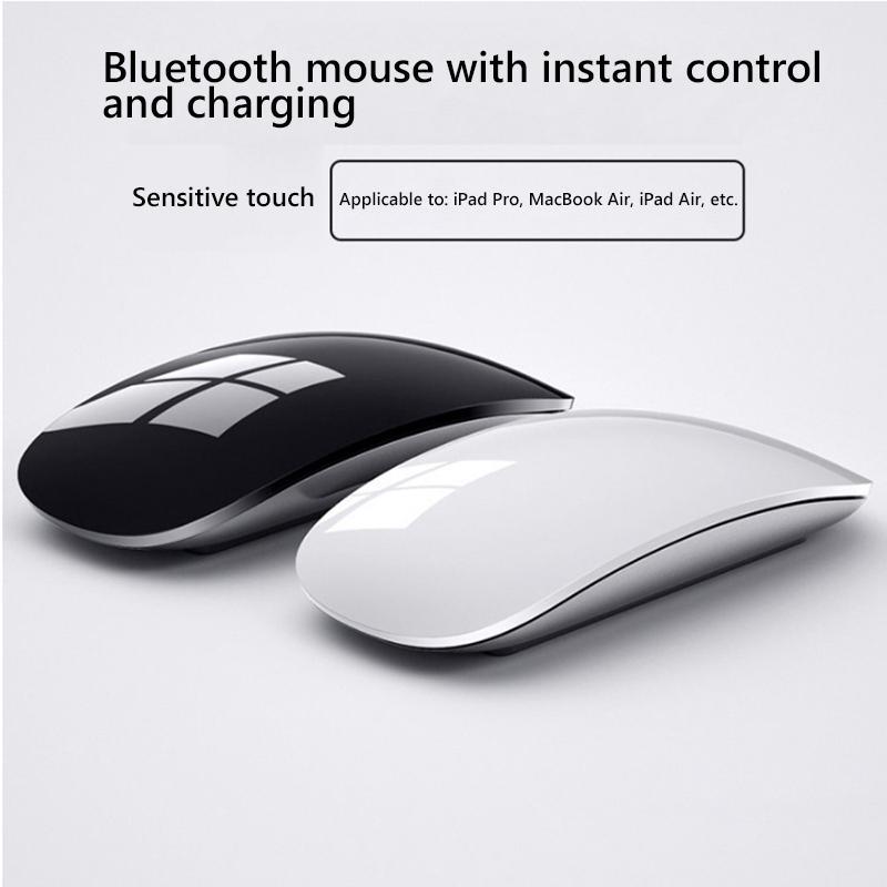 Wireless Bluetooth Computer Mouse Magic Dual-Mode Silent Rechargeable Touch Slim Ergonomic PC Mice