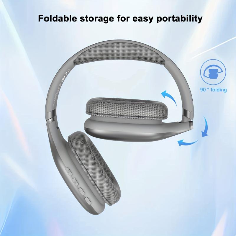 Headphones, HIFI High-quality Calls, Comfortable MP3 Music Playback, Mobile Phone Compatibility, Type-C Interface, Foldable Design, Rotatable Function, Retractable, Made Of ABS Plastic And Metal, High-end Business Gift Wireless Headphones