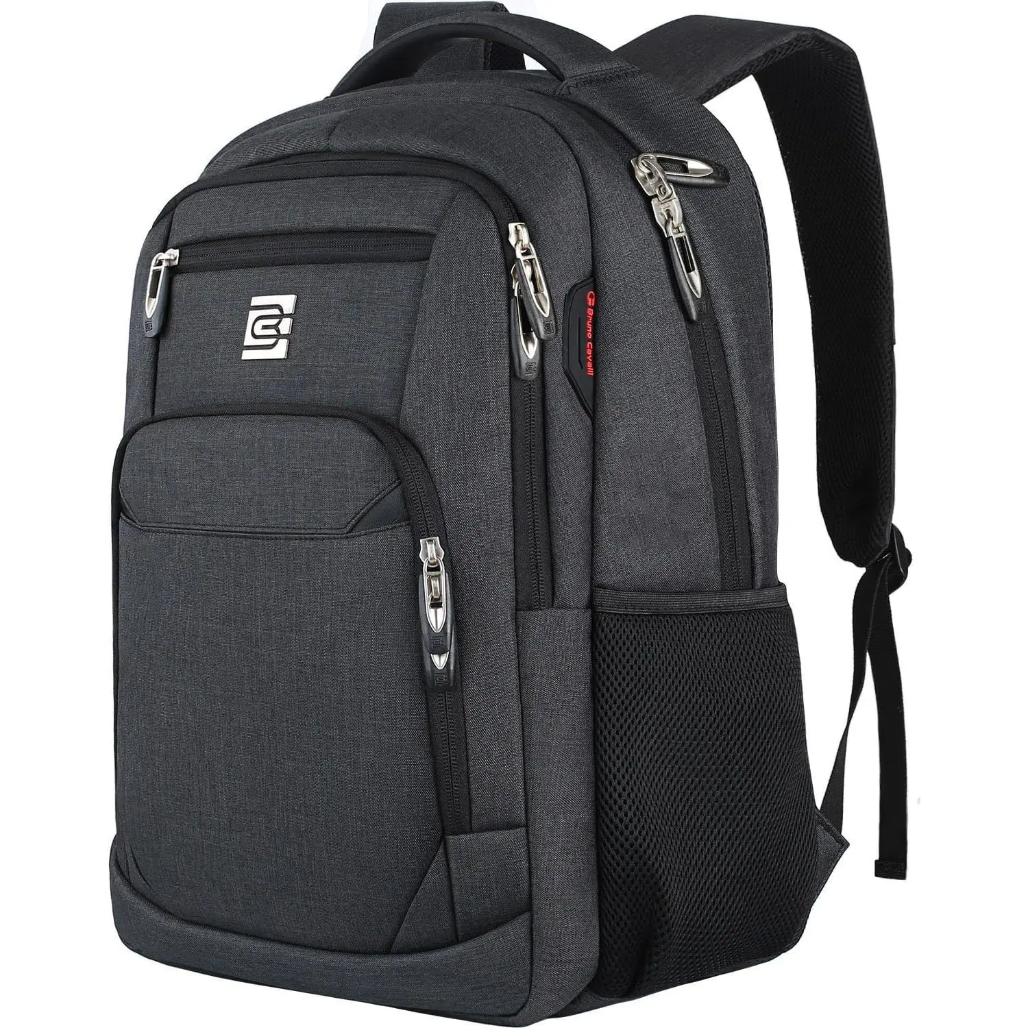 Laptop Backpack,Business Travel Anti  Slim College Backpack | Water Resistant Durable  Bag  for Women & Men Fits 15.6 Inch Laptop and Notebook - Black