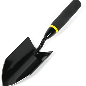 Heavy Duty Garden Spade Ergonomic Handle Pointed Shovel for Planting Digging