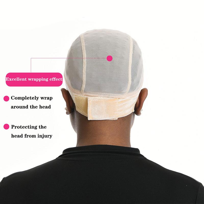 Lace Wig Grip Cap for Women, Transparent Lace Wig Caps, Non Slip Wig Gripper for Keeping Wigs in Place, Adjustable Wig Cap with Grip Headband