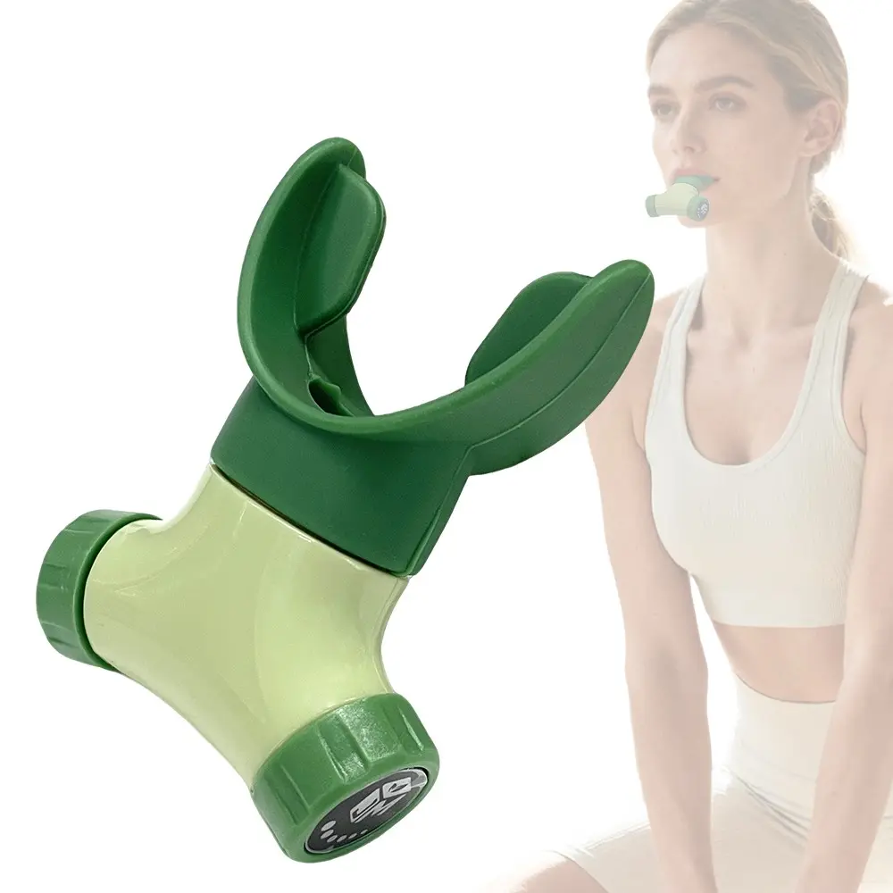 Portable Breathing Trainer, Adjustable Resistance Design, Compact Lung Training Device, Enhance Respiratory Strength, Ideal for Fitness, Running, Cycling, Exercise Equipment, Exercise Gear