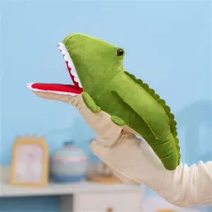Crocodile Hand Puppet, Unisex Plush Toy for Boys and Girls, Perfect for Role Play, Birthday, Valentine's Day, Easter, Mother's Day, Thanksgiving Gifts