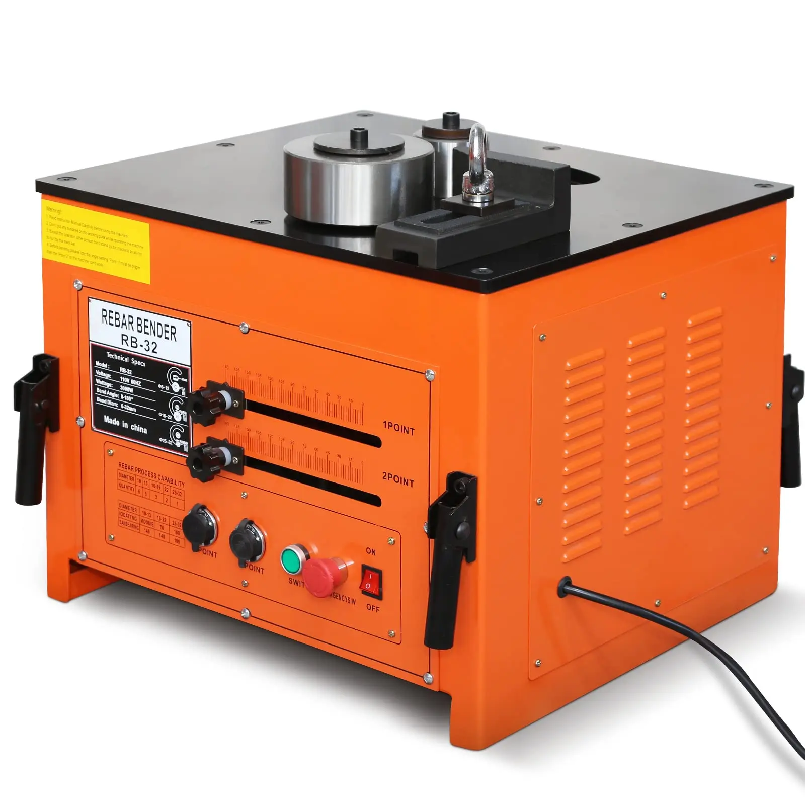 GARVEE3000W 1.3 Inch Electric Bender, Cuts & Bends 0-180°
