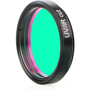 Telescope Filter, 1.25" UV IR Cut Block Filter, Blocks Red Ultraviolet, Multi Coated Infra Keep Planetary Images , for CCD Digital Telescope Astrophotography