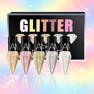 5Pcs Diamond Shiny Eyeliner Liquid Set Natural Eye Makeup Cosmetics