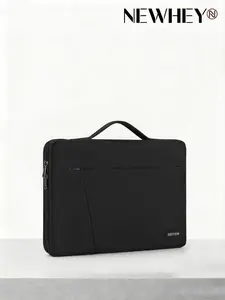 14 Inch Laptop Sleeve with Portable Handle, 360° Protective Waterproof Polyester Neoprene Bag, Business Computer Case for Men Women