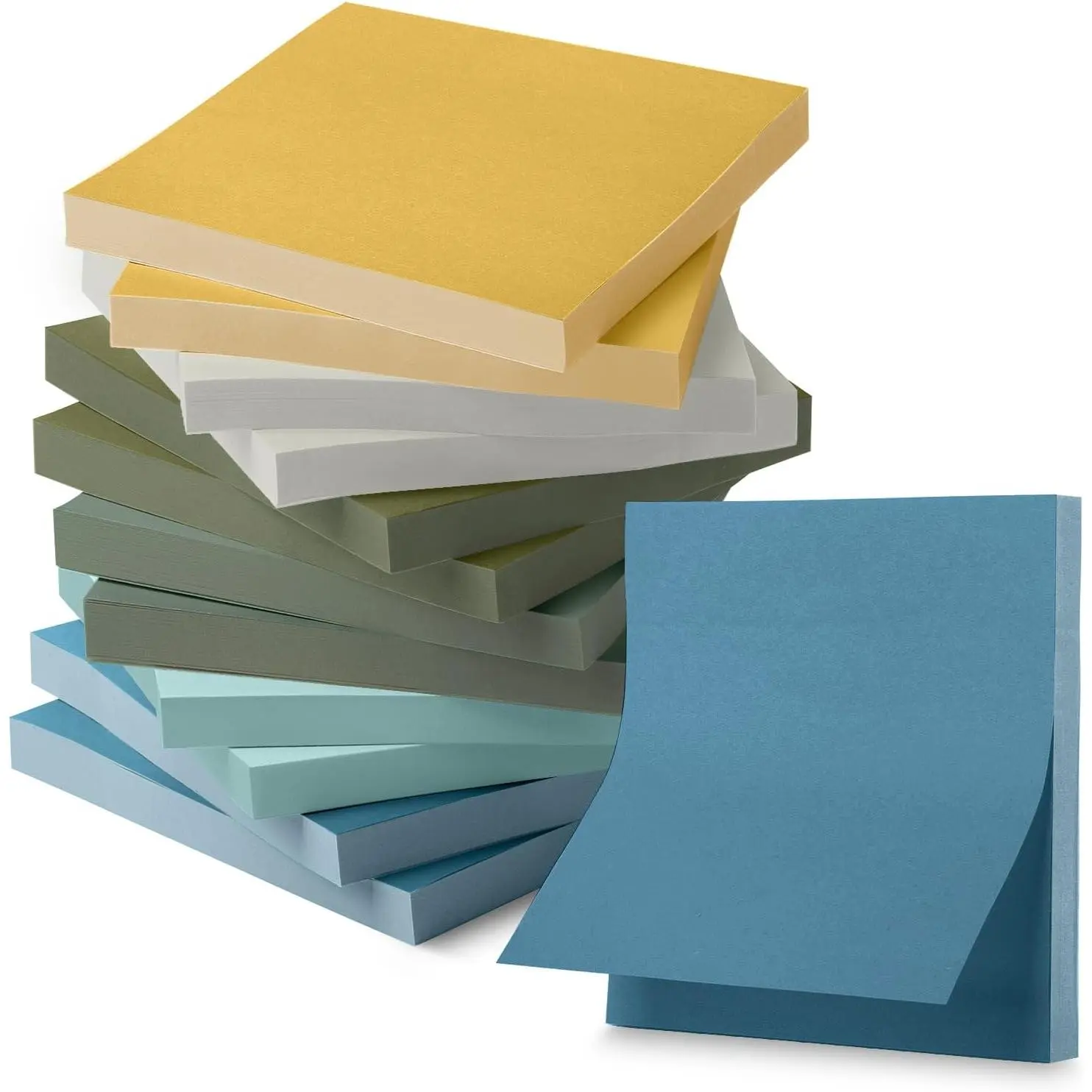 - Sticky Notes, 3"x3", 12 Pads, 600 Sheets,   | Sticky Notes Bulk, Self-Stick Note Pads,  for Office, School, , Study & Organization