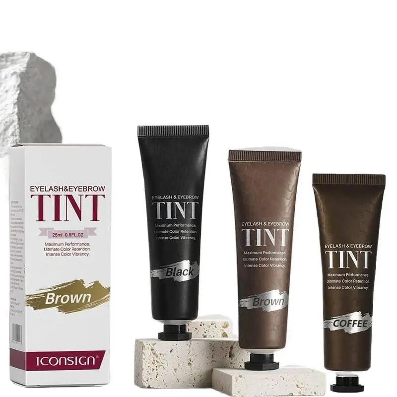 Professional Waterproof Eyebrow And Eyelash Tint Dye Kit Set Skin Care Hair Body Korean Collagen Glow mascara face