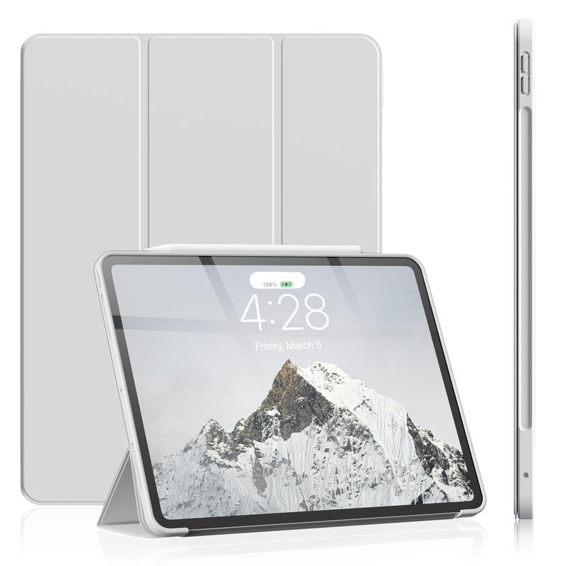 KENKE KENKE Solid Color Tablet Case, Auto Sleep/Wake Tablet Protective Cover, Tablet Protector for iPad 13 Inch M4 2024, iPad Air 13 Inch Air 11 Inch Pro 11, Tablet Casing