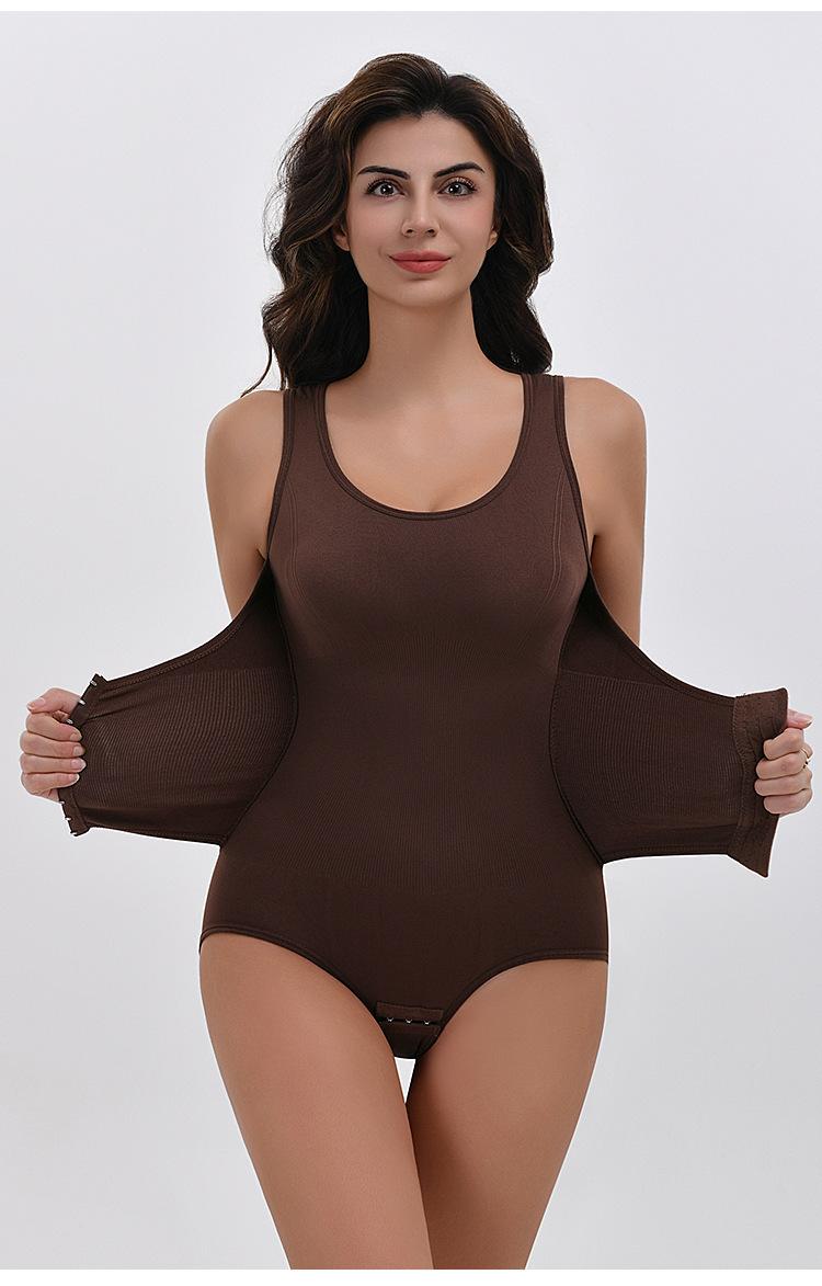 Buttoned Shapewear for Women, Body Shaping, Waist Slimming, Tight-Fitting, Hip-Lifting, One-Piece Shapewear, Plus Size, Waist Cincher, Tummy Control, Body Shaper One-Piece
