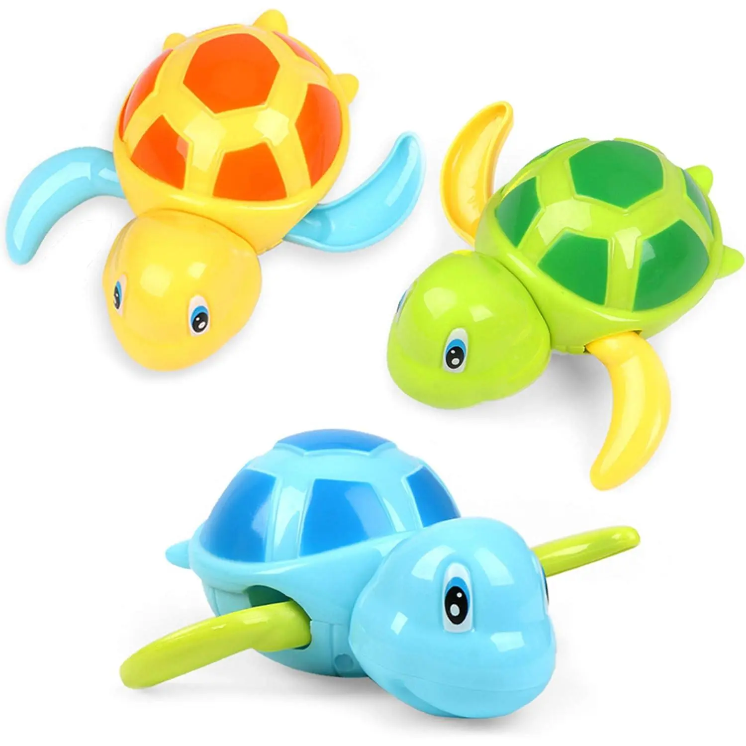 Bath Toys for Toddlers 1 2 3 4 5 Years Old,Pool Toys for Kids,Baby Funny Wind Up Swimming Turtle Bath Toy,Cute Floating Bathtub Water Toys,Gift for Preschool Child Boys Girls (3 Pcs)fidget toys